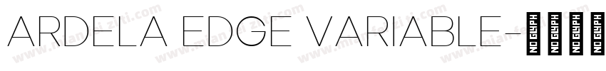 Ardela Edge Variable字体转换